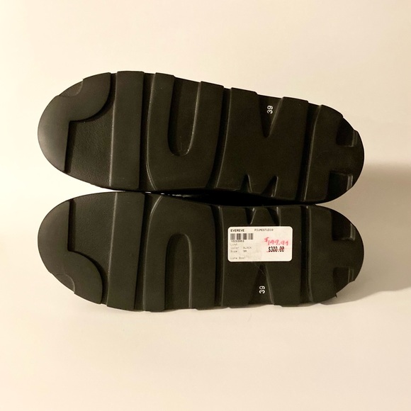 New Plumestudio Luna Black Nylon Pillow Puffy Slip On Booties Size EUR39, US 8.5 - Picture 14 of 16